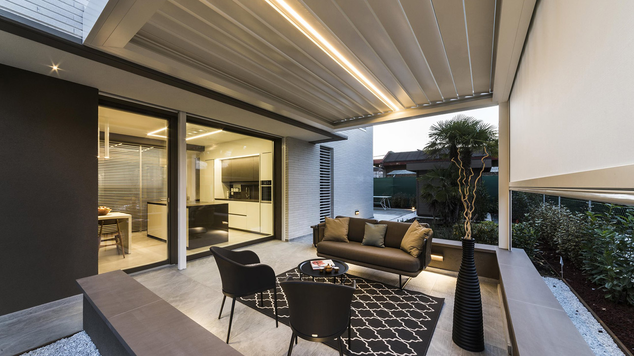 Lamellendächer von Corradi Srl